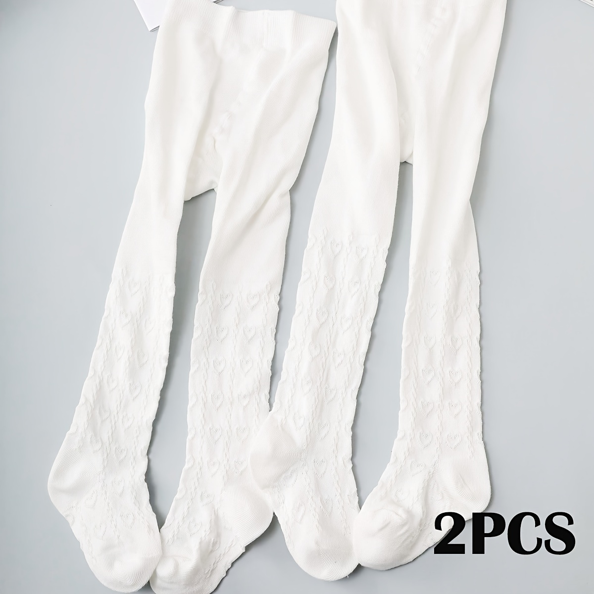 Image of 2pcs Set Girls' Bodysuit Comfortable All-match Leggings Non-tight Waist Non-constricting Crotch