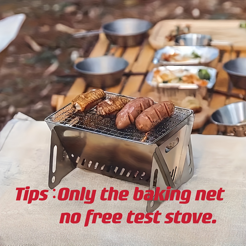 portable metal bbq grill rack for wood charcoal stoves ideal for outdoor and backyard cooking kitchen restaurant use 1pc details 0