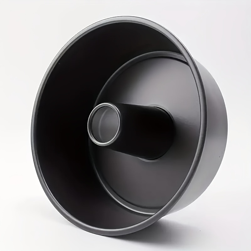 TEMU Carbon Steel | 10.63" Round Cake Pan For Holiday Baking | Sturdy, Donut And Fluted Tube Cake Maker | Great For Home And Restaurant Use | Ideal For Festive Celebrations