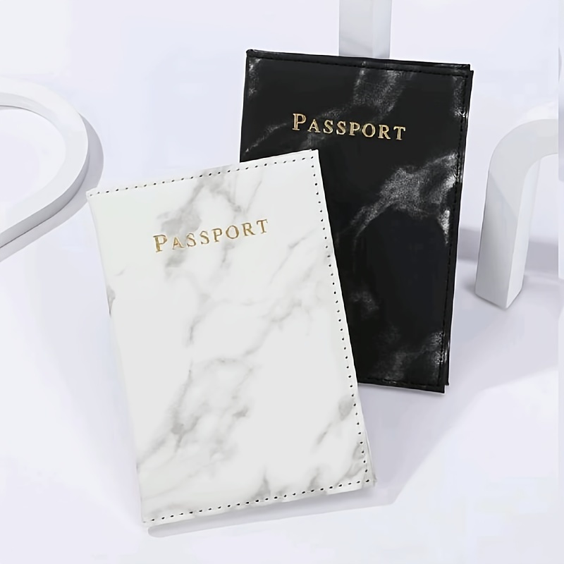 A Set Of 2 Gradient Color Passport Holders