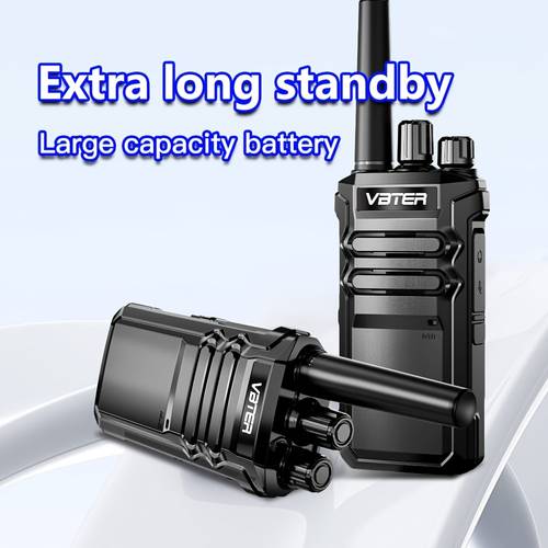 2pcs 77 walkie talkie type c port charging extra long standby 1800mah large capacity battery two way radio the standby time is about fast charge design anti platform separate battery design