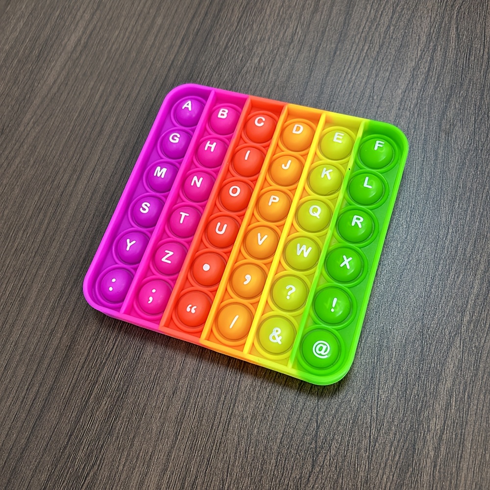 Square Learning Toys with ABC Alphabet Chart