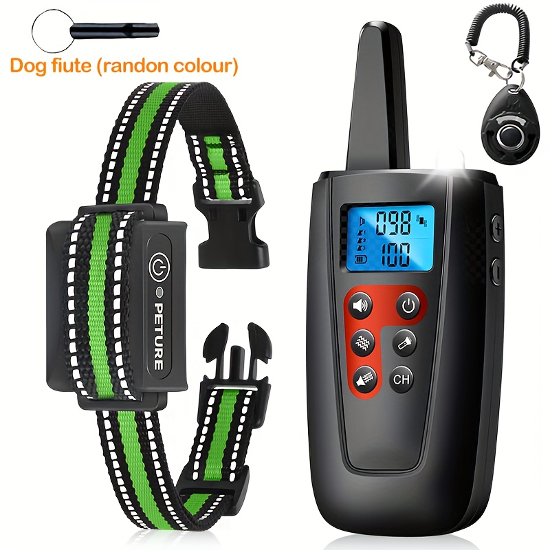   1005.84meter Remote Dog Training Collar with Remote - 3 Training   ( , Vibration,   & Vibration), Waterproof IPX7, USB Rechargeable, Lithium-Polymer Battery, 1005.84meter Range,  , No Prongs, for Small/Medium/Large Dogs  -45.36KG, with Training Manual & USB Cable,  /Vibration Alerts, Long-Range Operation, Durable Nylon Material, Ideal for  , Barking & Leash Training, Dog Training Collar with Remote for Small Dogs, Training Dog Collar,