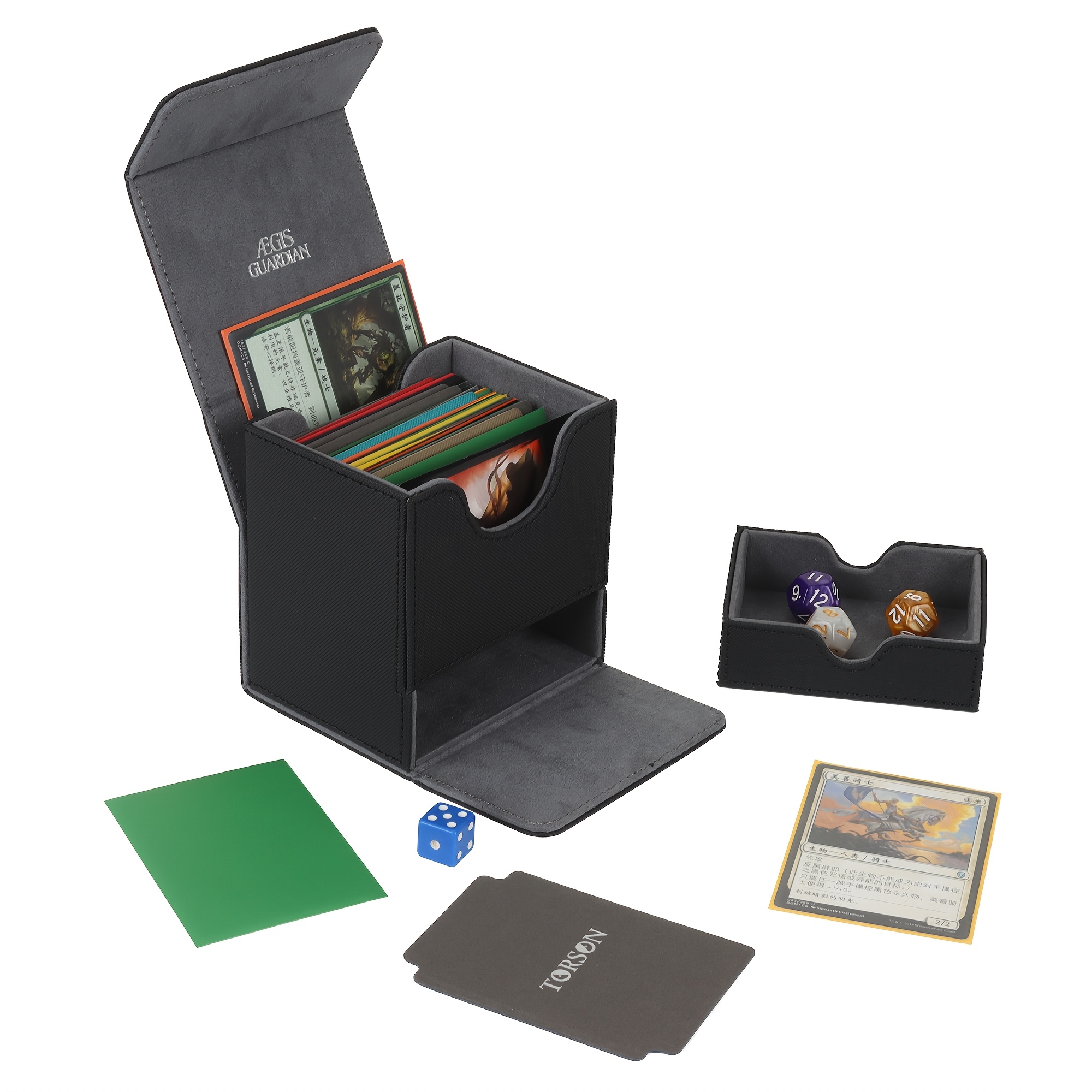 premium deck box mtg deck box card tray additions - Temu Spain