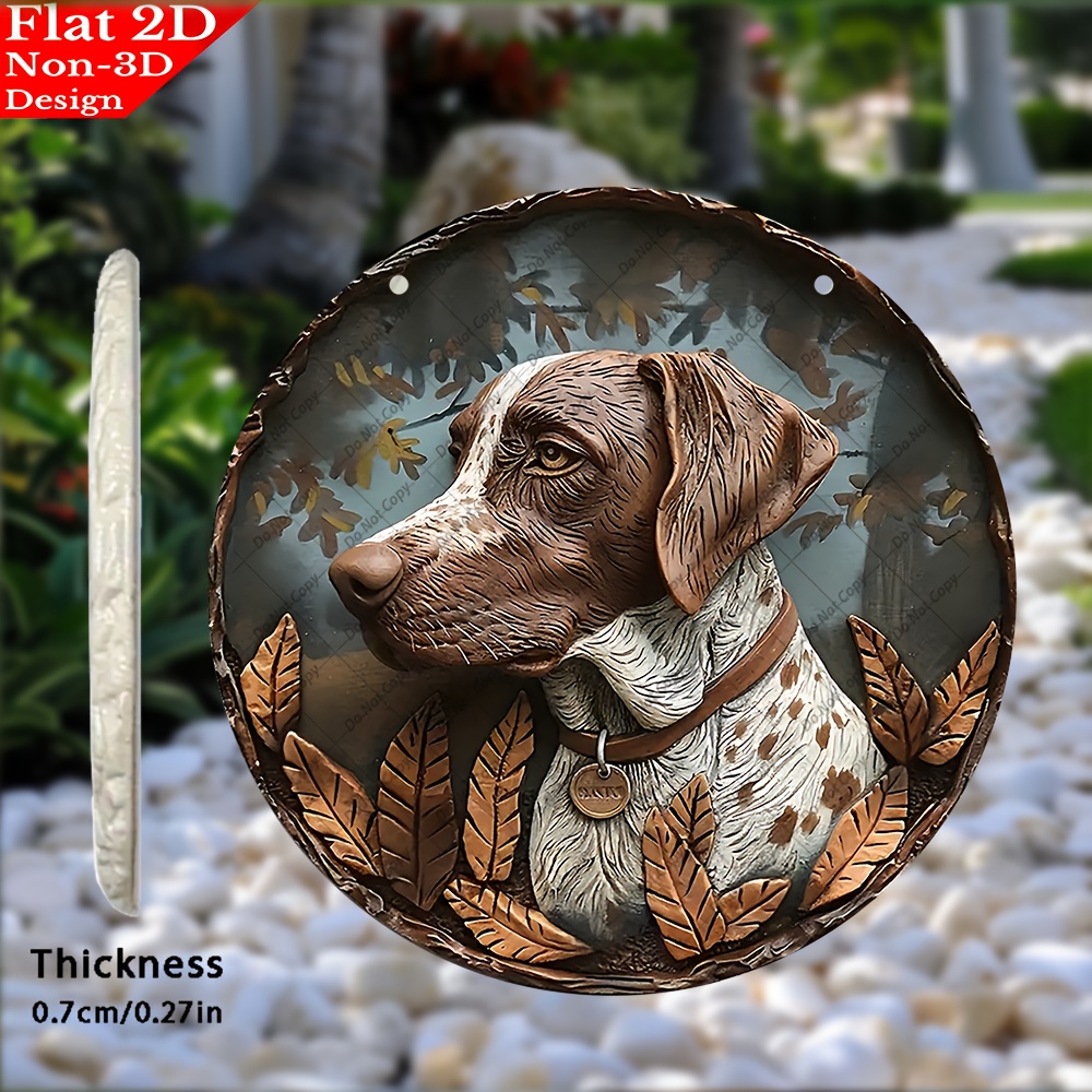 2d flat printing 1  portrait with   garden   resin simulation stone 6 3 x6 3 garden memorial stone durable resin suitable for lawn patio and outdoor garden decoration halloween gift christmas day 2d flat