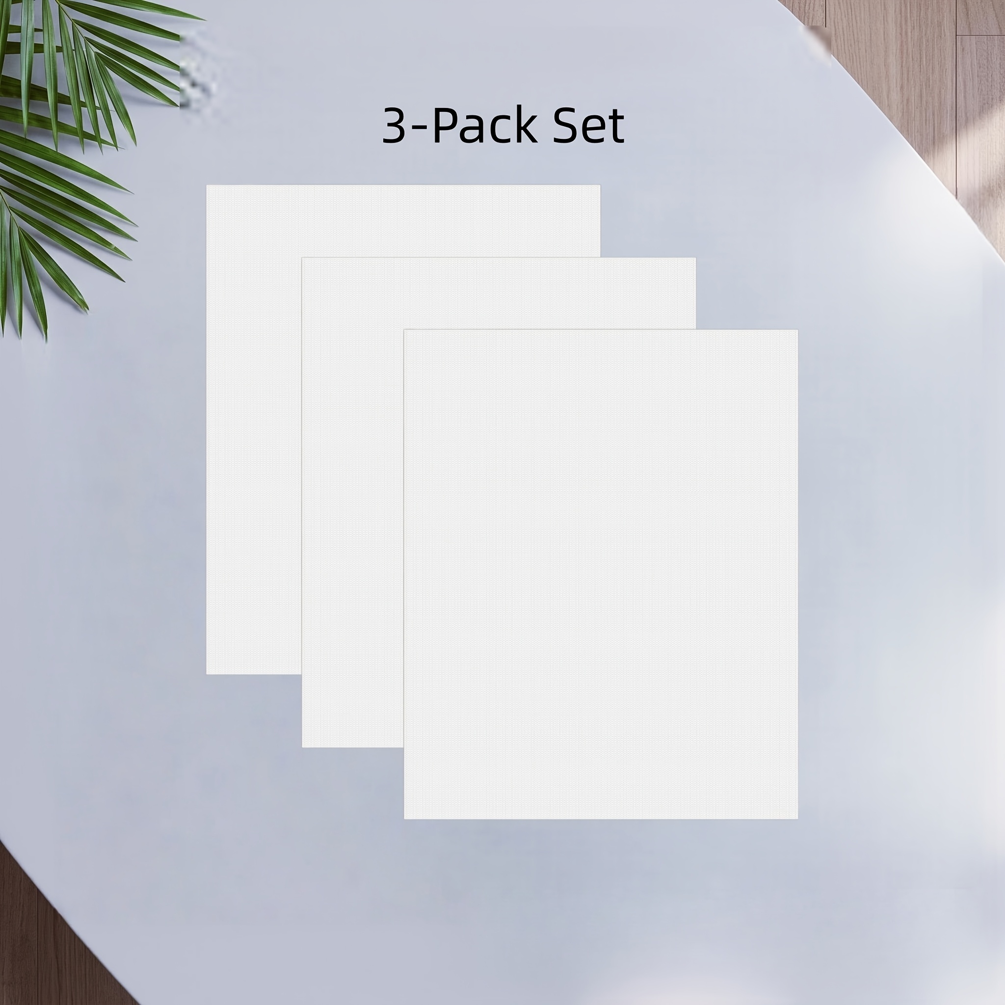 TEMU 3/6pcs 40X50Cm Panneaux de Vierge - Toile de Peinture à l'Huile Durable à , Base de Peinture à l'Huile Graffiti , Fournitures de Peinture pour ,