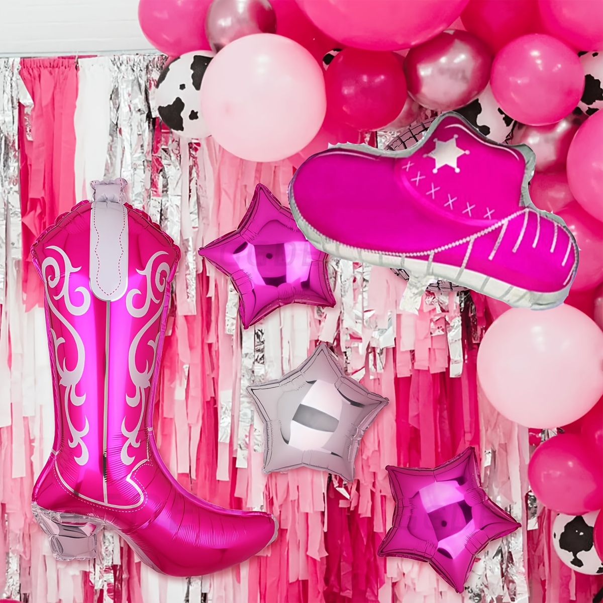 HyDren Lot De 3 Nappes De Fête De Cowgirl - Décorations D'anniversaire - 137,2 X 274,3 Cm - Jetables - En Plastique - Rectangulaire - Pour Filles Et Garçons - Pour Fête Prénatale