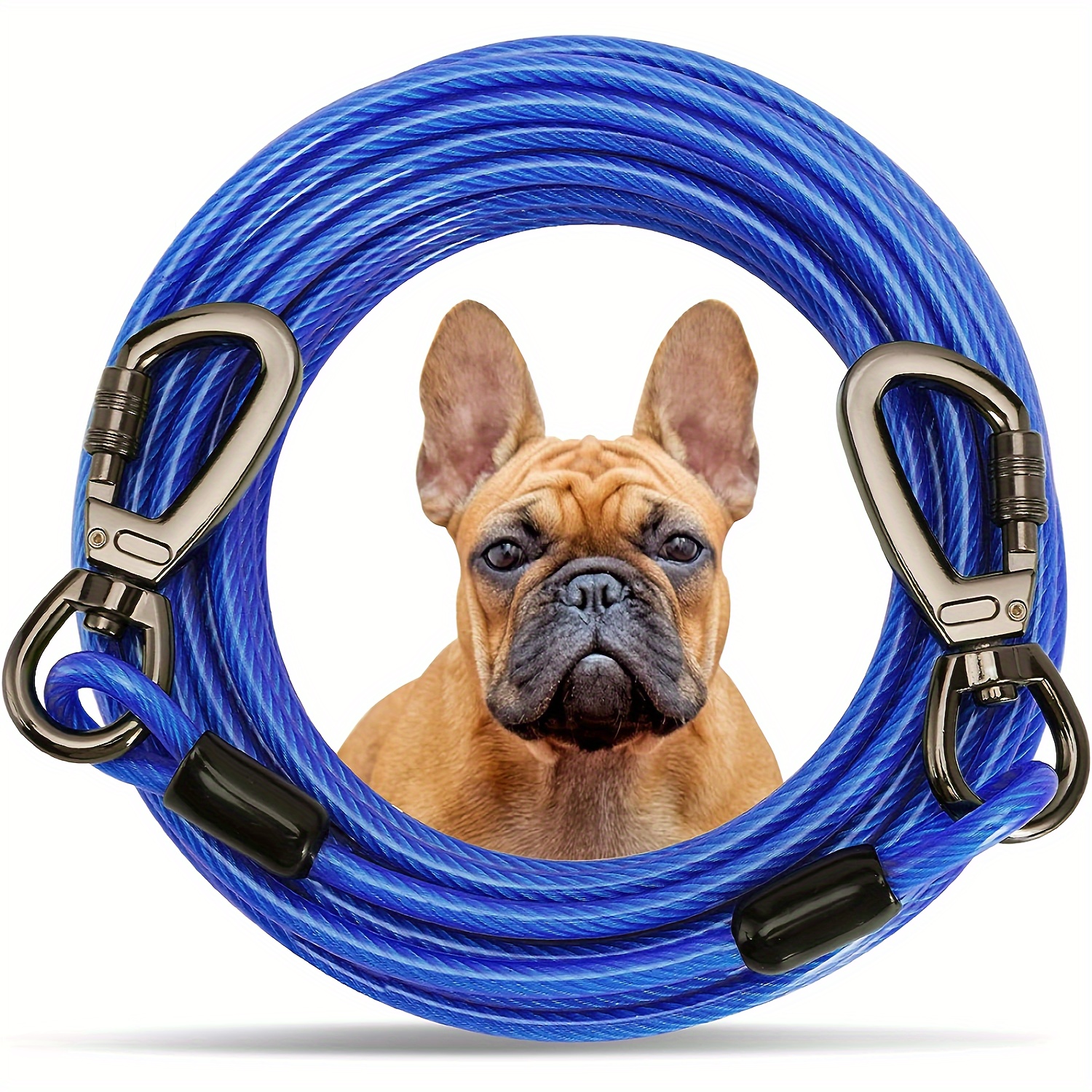 Stainless Steel Wire Cable Dog Leash Reflective Dog Temu