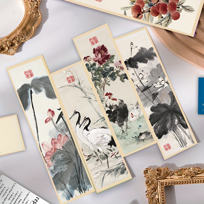 

30pcs Chinese Art Bookmarks - , Appealing, Decor & Markers By Gutbd