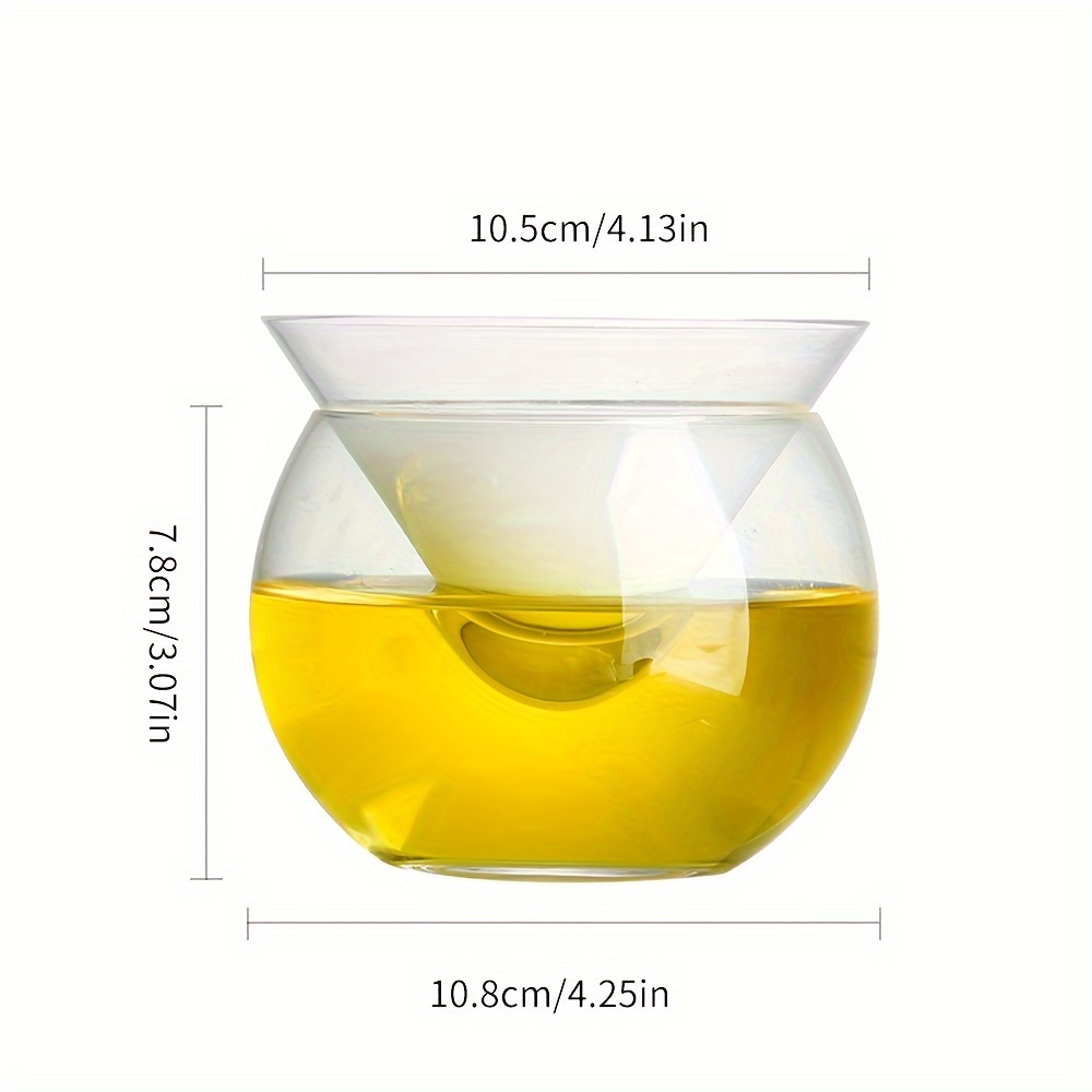 E-shop Martini-Glas Molekulares Cocktailglas Dreieckige Basis Gekühltes Cocktailglas Kreatives Glas Kugelförmiges Weinglas