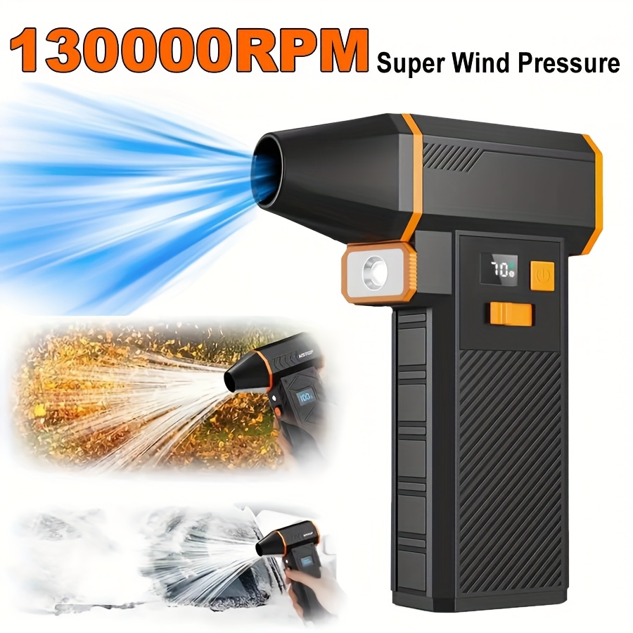 Image of Multi-functional Portable Turbo Handheld Fan, Automotive Electronic Product Handheld Outdoor And Camping Cooling Electric Fan, Brushless Motor Turbo Fan, Mobile Small Air Conditioner