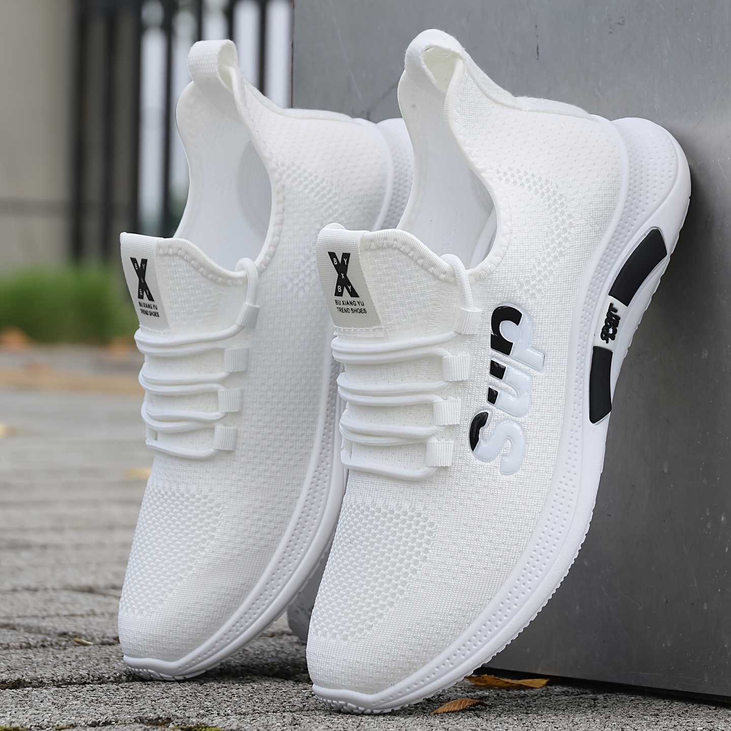 mens shoes mesh breathable non slip white sneakers mens - Temu