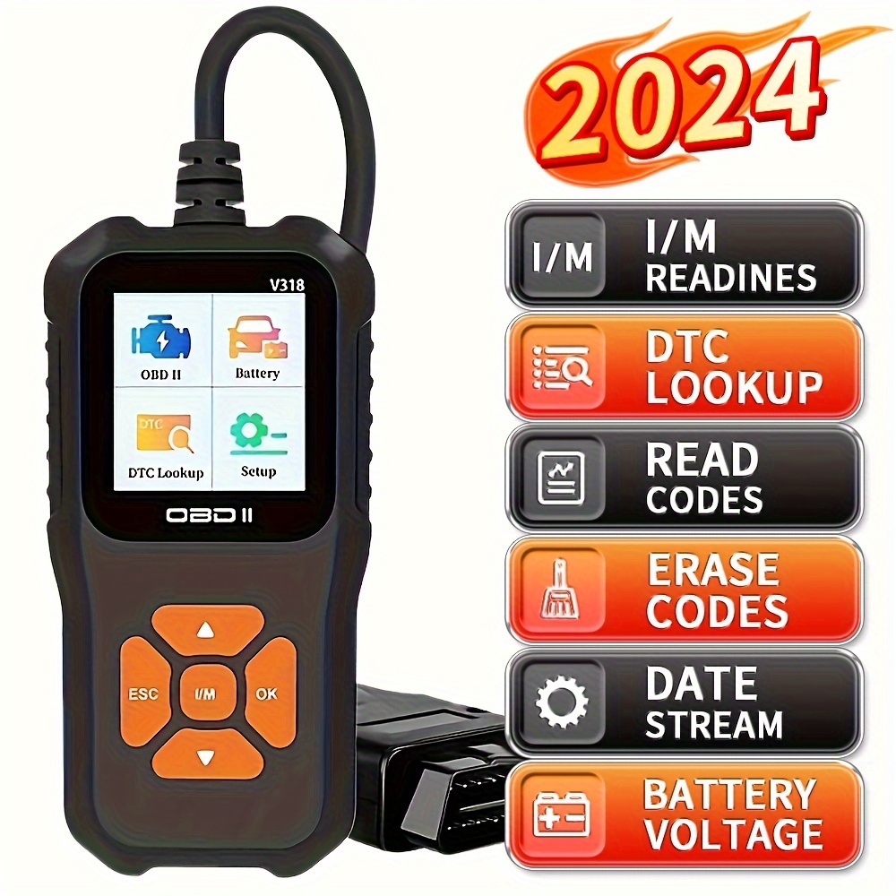 2023 New Car Scanner: Obd2 Diagnostic Tool For Engine Fault - Temu