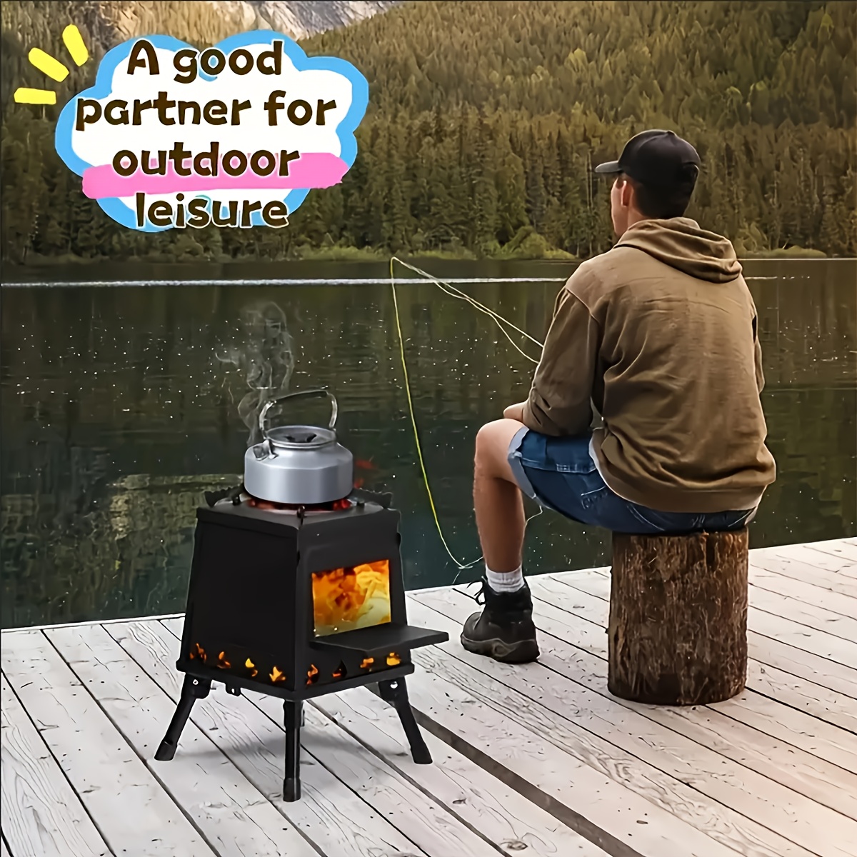 portable heavy duty steel camp stove suitable outdoor - Temu Germany