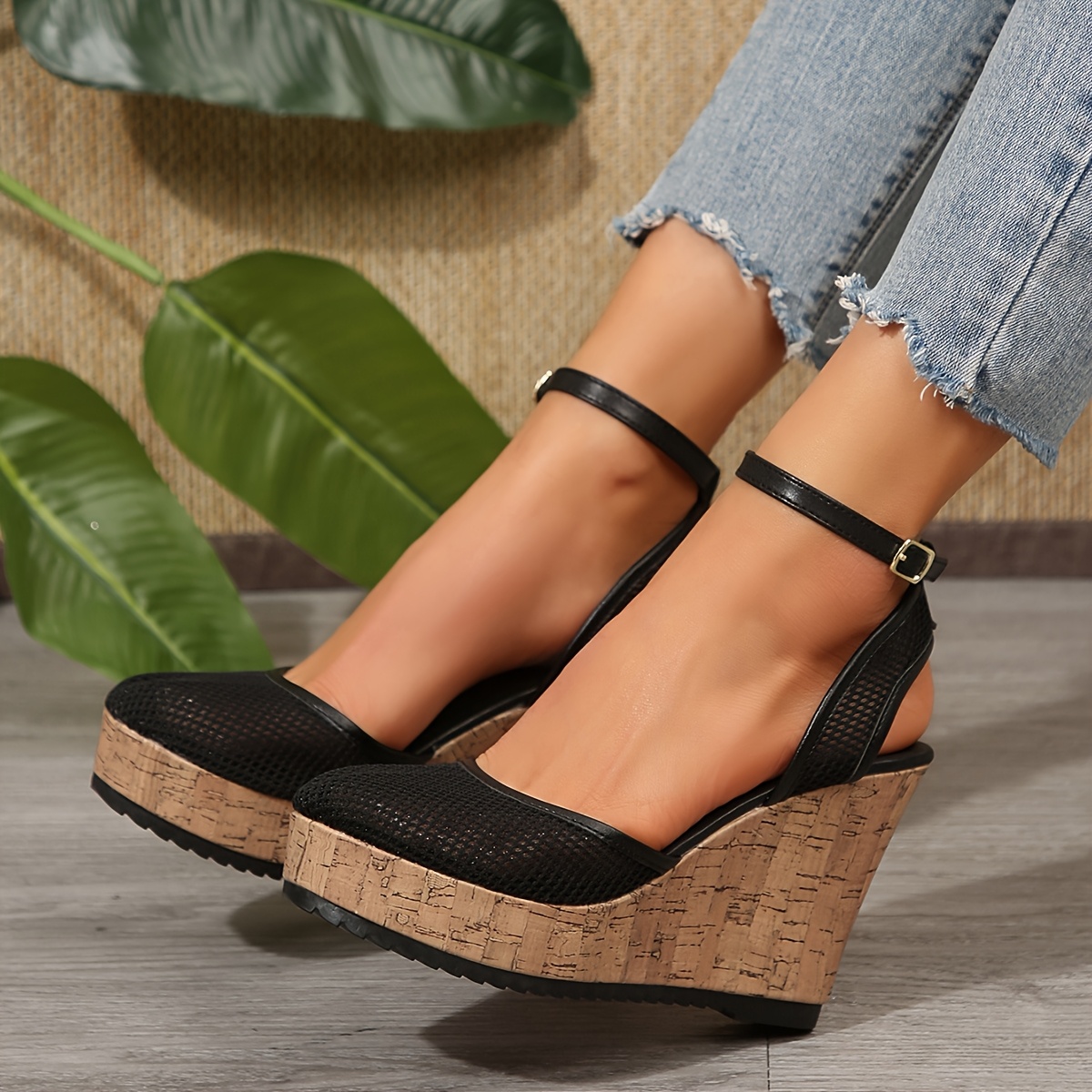 Ladies Sandals Binx Platform Wedge Sandal See By Chloe Glyn