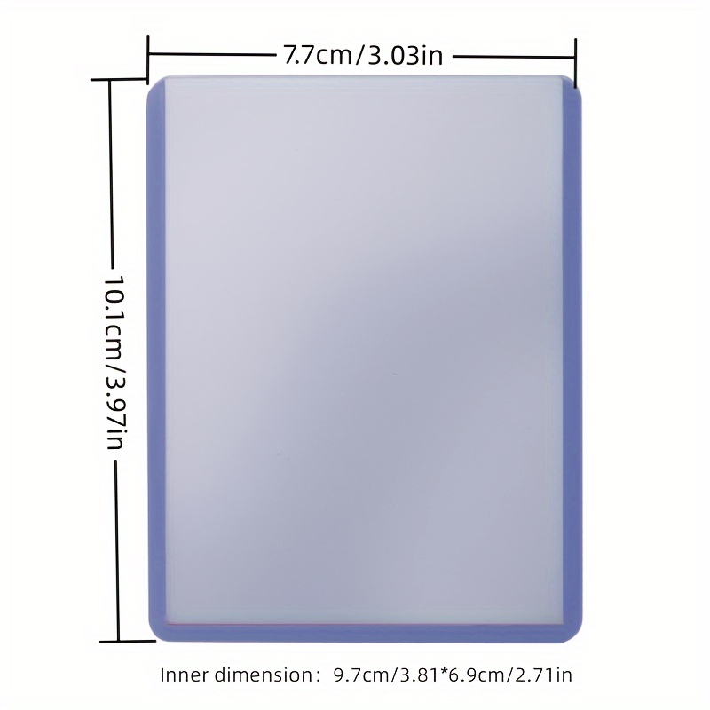 toploader card sleeves cm dimensions Top Loader Binder Holds 288 Toploaders, Premium Binder For Pokémon Cards –  Trendiphy main image 0