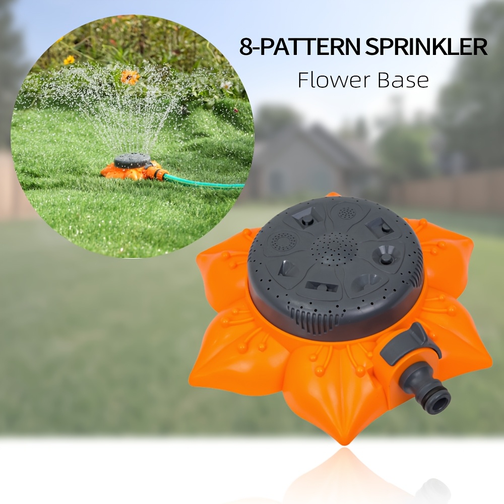 Arroseur Crazy Daisy – Fleurs Dansantes Rotatives – Jeu D’Eau Jardin – Branchement Rapide – Déco Extérieur