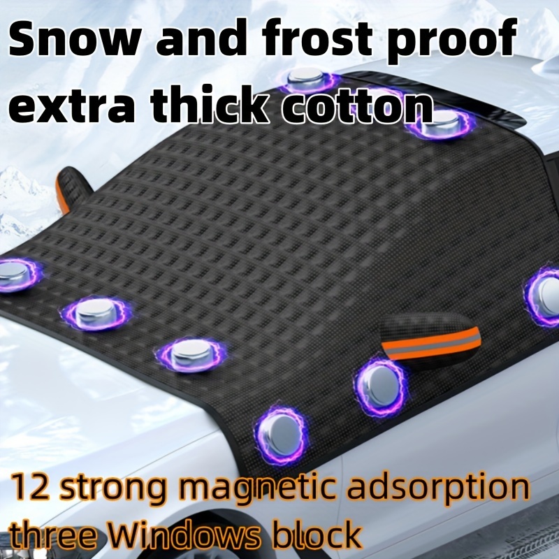 

Car Snow-blocking Front Windshield, Snow-proof Car Cover, Sun-shielding, Snow-proof, Frost-proof And Winter Windshield Car Cover Half Cover