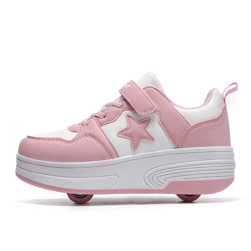 Roller Skates, Girls' Sports Skateboard Shoes, Outdoor Roller Skates, Holiday Gifts: retailer-supplied image