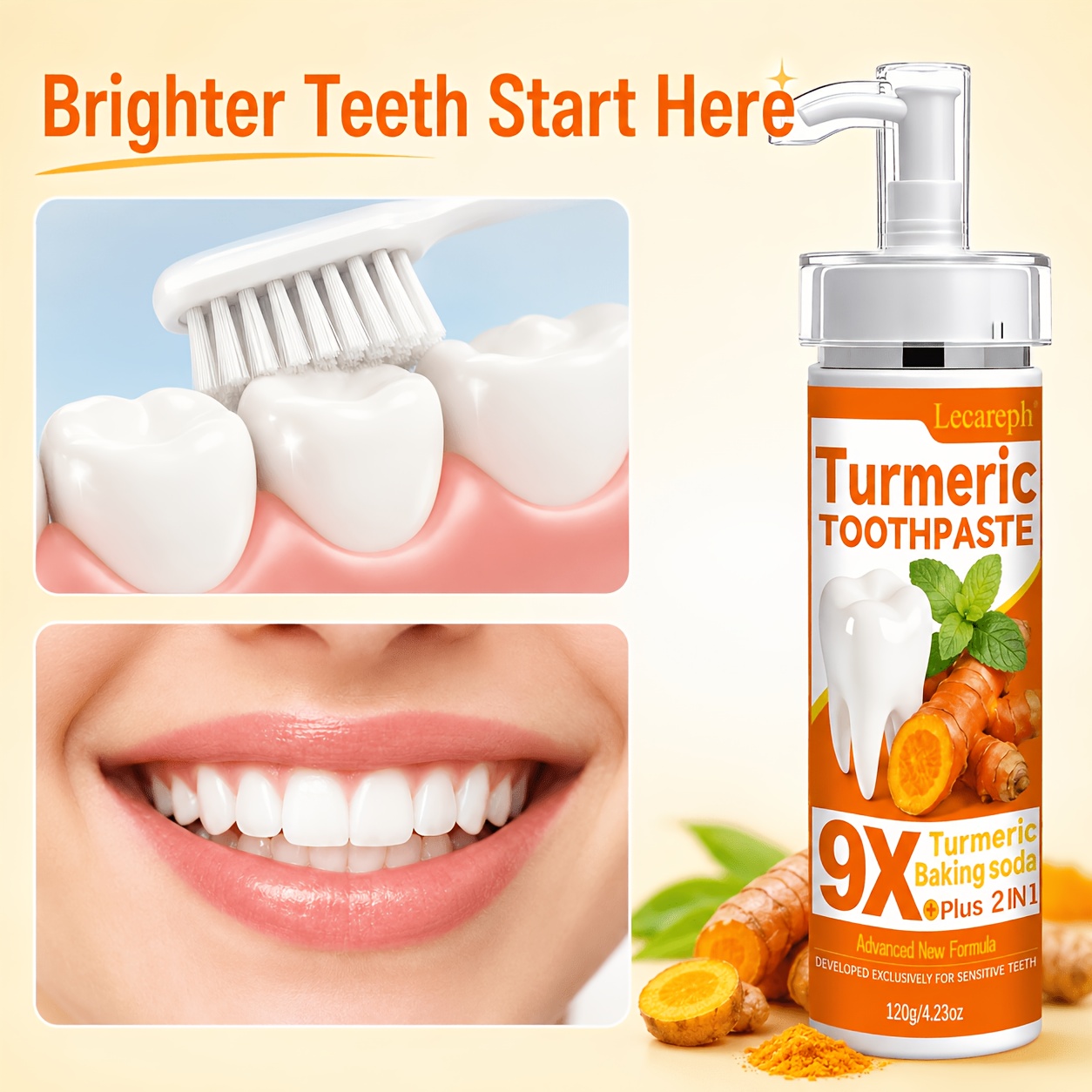 Luxury Turmeric and Bee Venom Toothpaste for Deep Clean