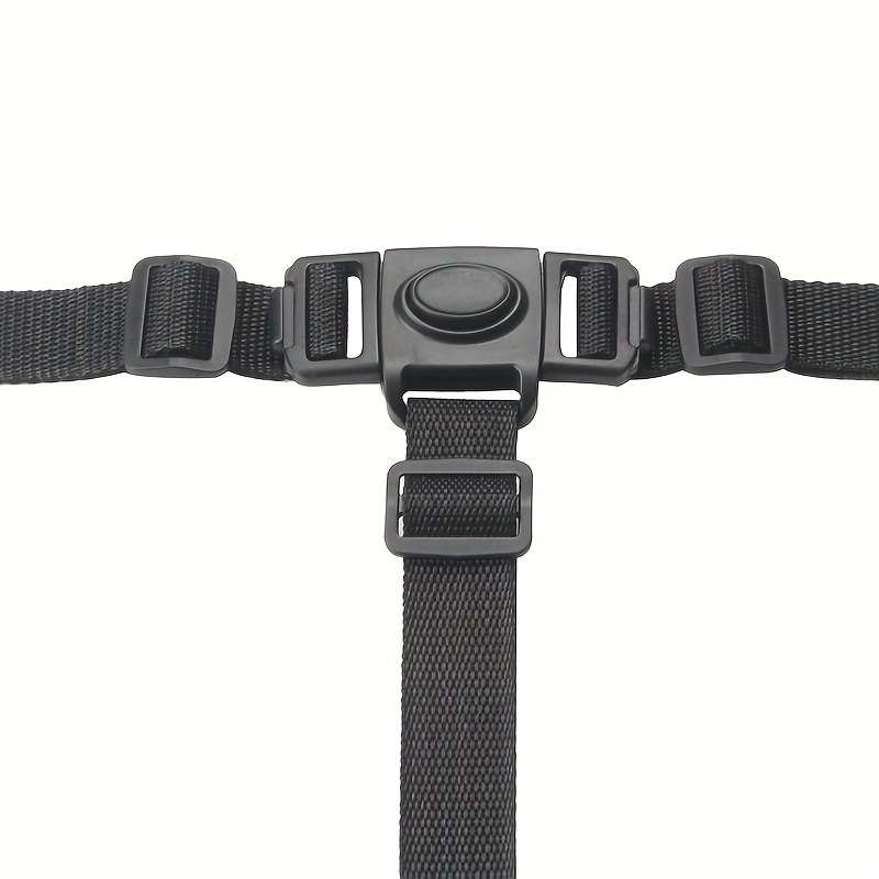 TEMU 3-point Safety Harness Straps For High Chairs And Strollers - Durable Fabric Material