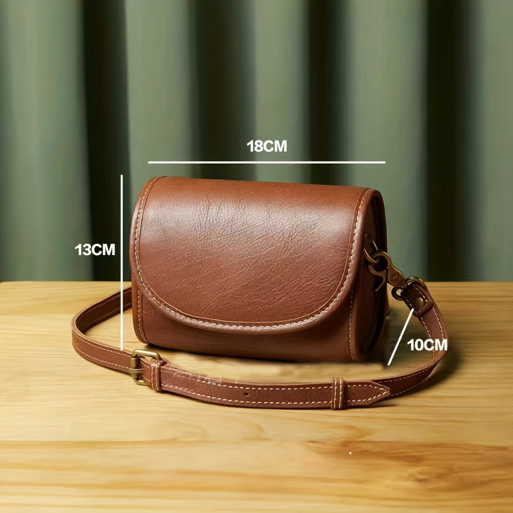 Style Genuine Leather Women's Diagonal Backpack With Classic Design, Adjustable Shoulder Straps And Flip Closure, Green And Elegant Daily Wallet, Perfect For Gift Diagonal Back Wallet