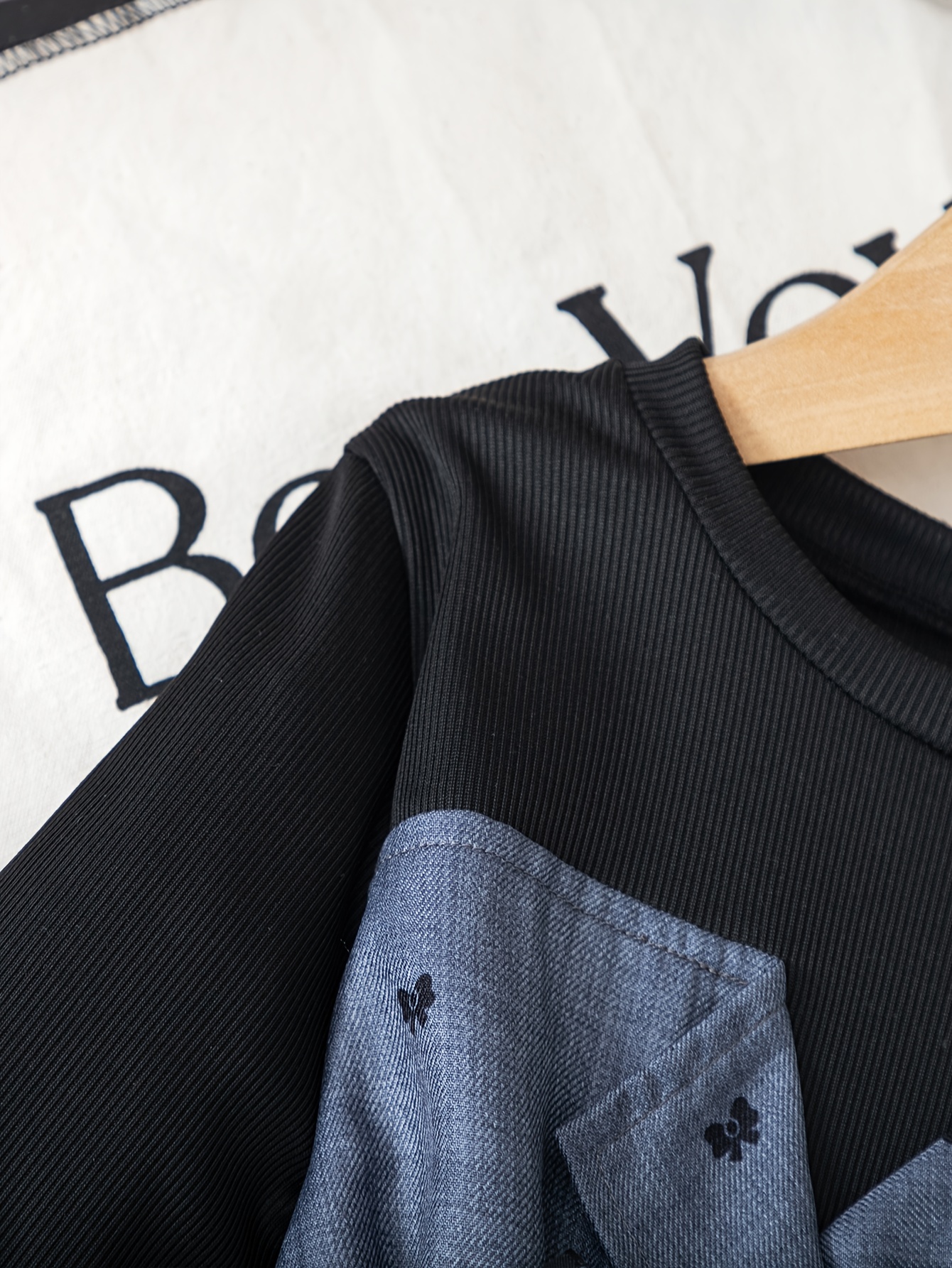 girls elegant long sleeve a line dress with bow heart print dark grey black white puff sleeve bow back   formal casual attire machine washable party wedding outfit   two piece design with contrast trim round neck a line silhouette for young girls casual to formal occasions Product details 2