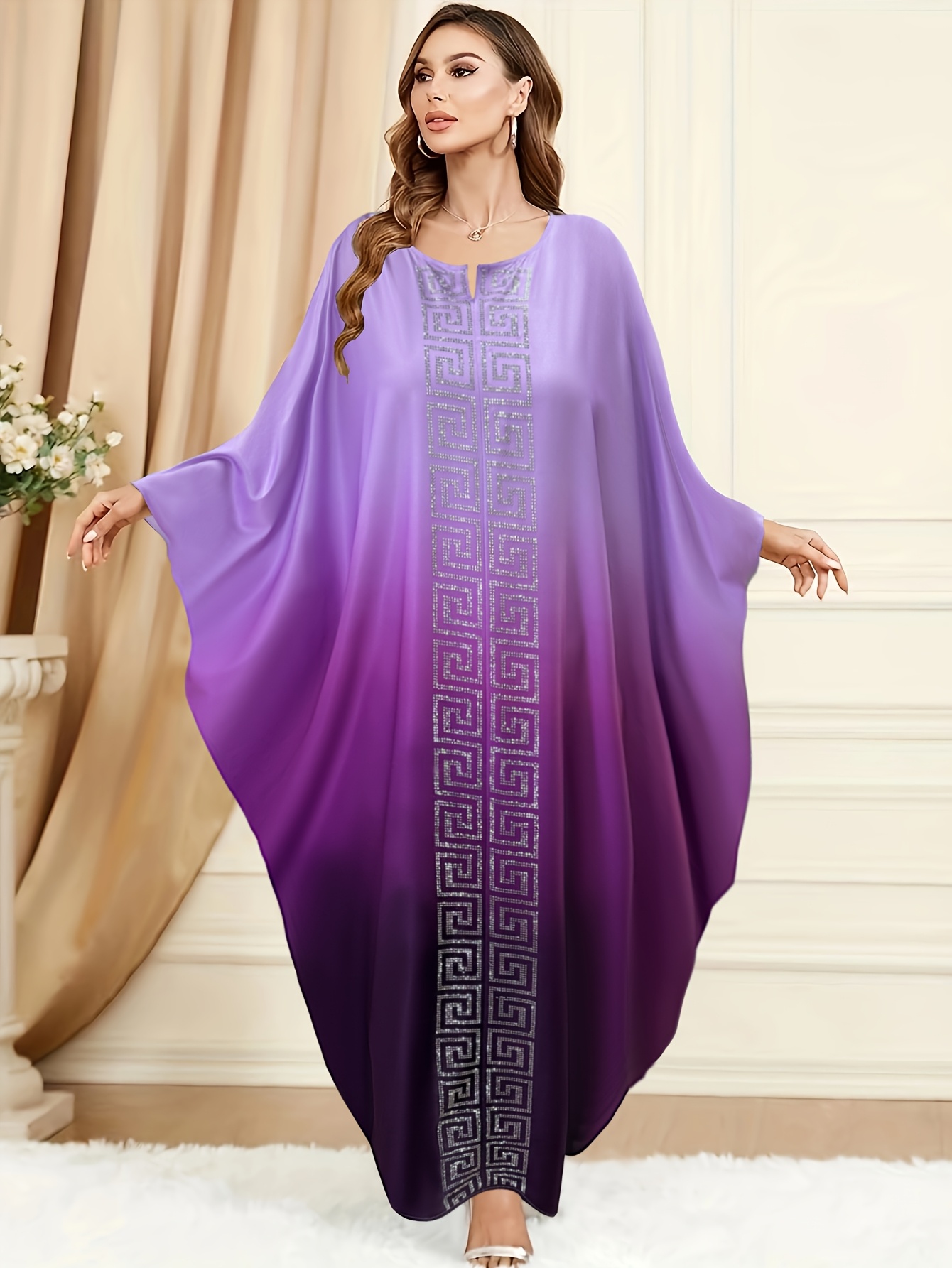strapless open back dress 100% Linen Sculpted Waist Batwing Midi Dress TIVIA – LINTICO main image 0