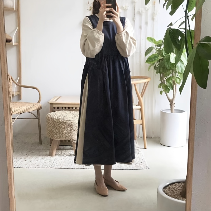 Round Neck Plus Size Apron