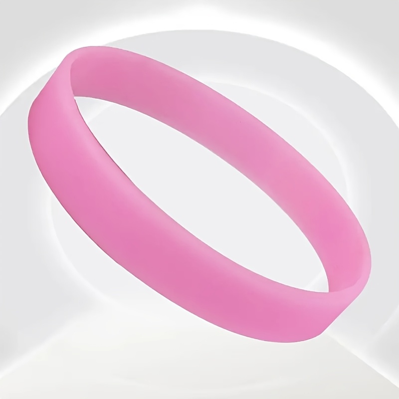 Image of 20pcs Set Of Luminous Silicone Wristbands With Personalized Engraving, Suitable For Gifts, Outdoor Night Runs, Concerts, Parties, Birthdays, Weddings, Anniversaries, , And Id Bracelets
