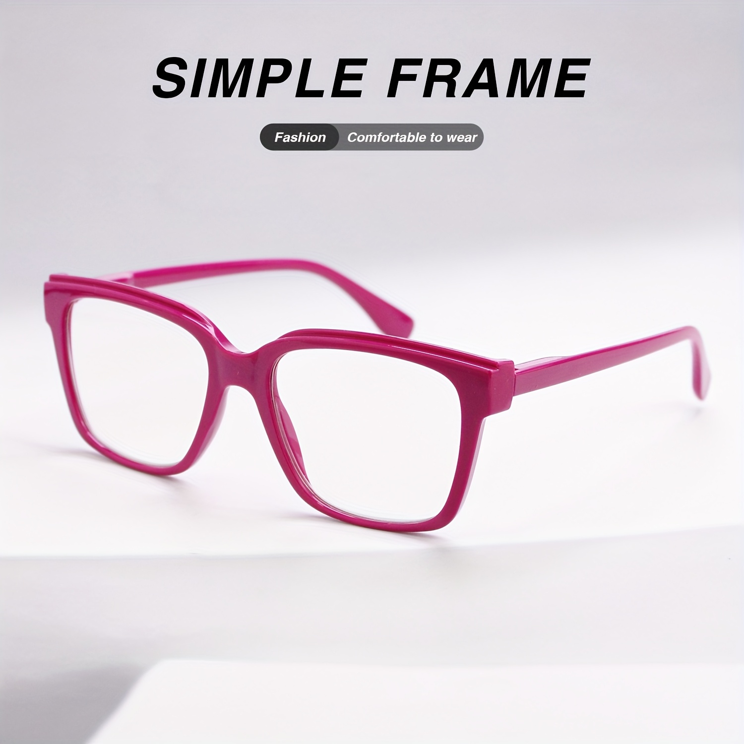 2pcs Fashion Square Ladies Reading Glasses Set