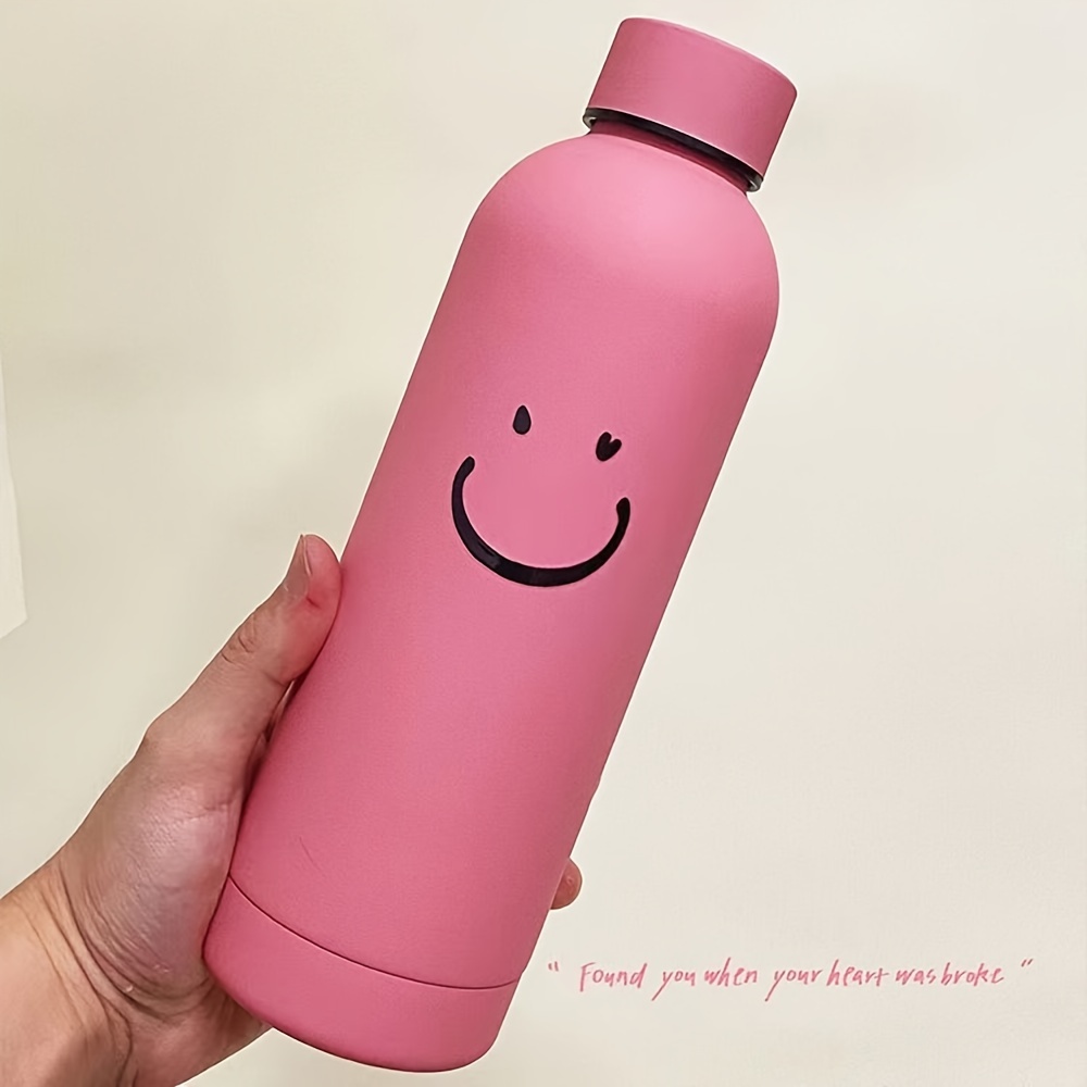 1 sleek stainless steel insulated water bottle with   logo double walled vacuum   for hot cold drinks reusable break resistant bpa free ideal for gym   500ml 16 9oz details 2