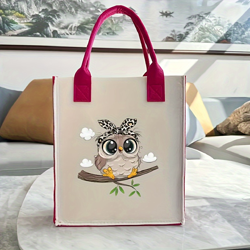 

Owl Tote Bag For - Handbag , In /