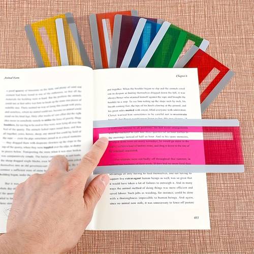 32pcs reading rulers for reading disabilities guided reading strips with number durable plastic for students educators learning tools for dyslexia literacy support student learning aids format quality educational material