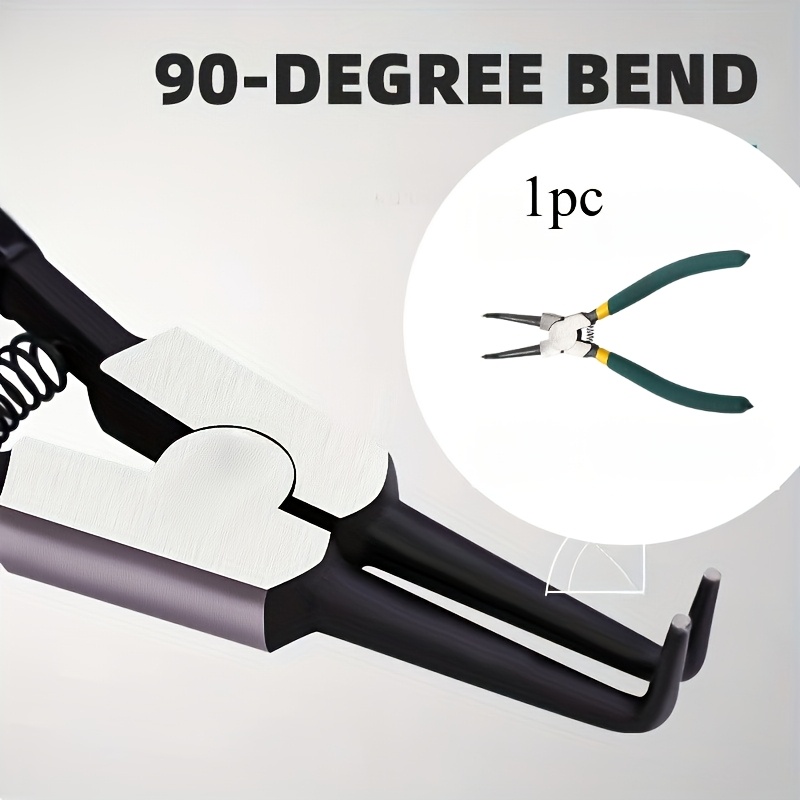 TEMU 1pc Internal Bending Spring Pliers With Internal , Featuring Handles And Standard Head. Ideal For Automotive And Diy Projects, Mechanical Work,