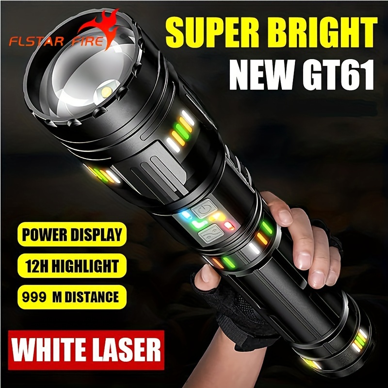 

80w Led Gt61 High Flashlights Spotlight Tactical Flashlight Outdoor Emergency Camping