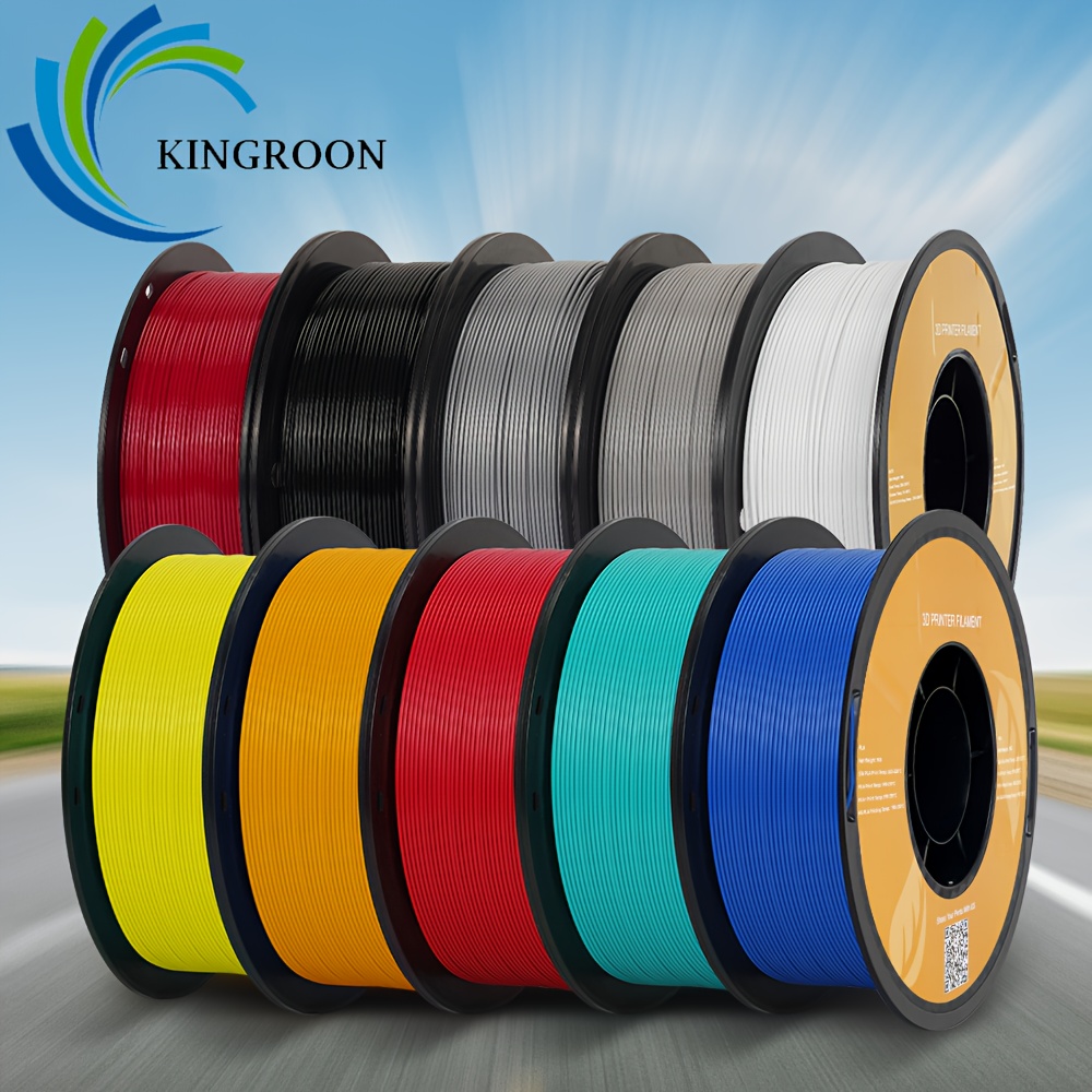 

Kingroon Petg Pla Filament 1.75mm 10kg 1kg (2.2lbs)/spool Multiple Colour 3d Printing Materials For 3d Pen Fdm 3d Printer