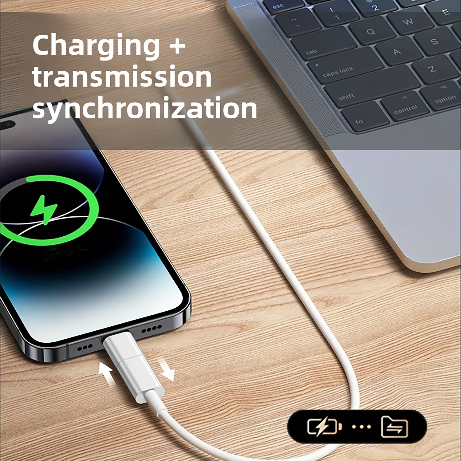 2pcs Set, Suitable for Iphone Lightning to USB C Adapter, C-Type Charger Interface, Suitable for Iphone16/15 Charger