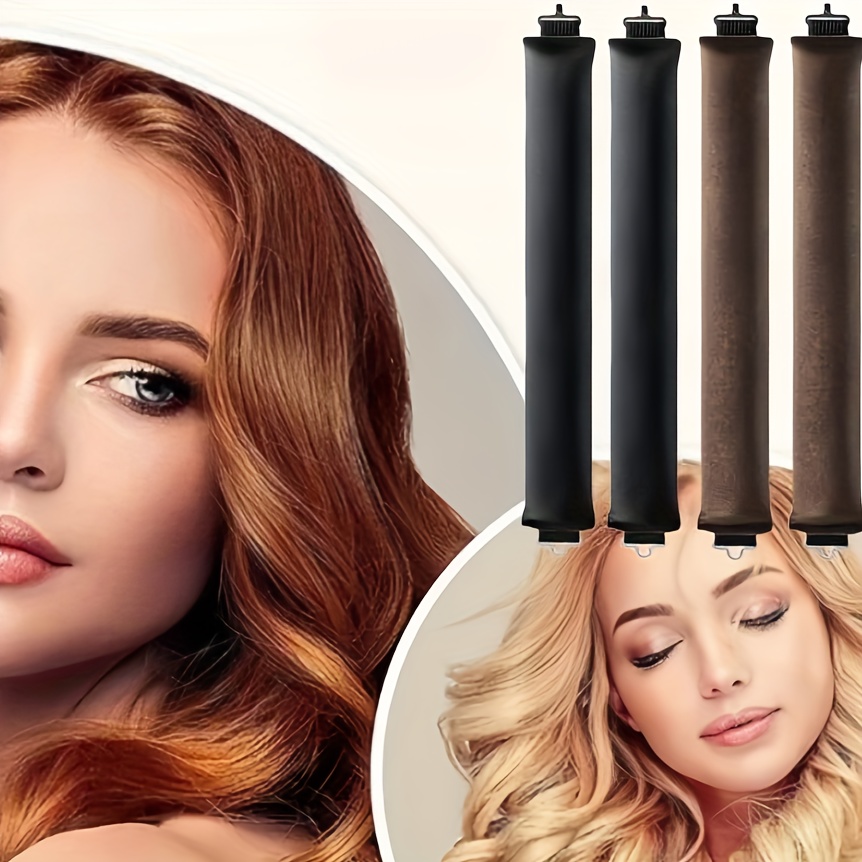 

3pcs -in Hair Curler Set - No Heat, Sponge Curlers For All Hair Types