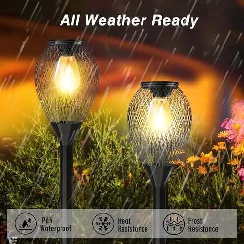 2 4 6pcs christmas solar pathway lights outdoor christmas decor outdoor filament led solar pathway lights auto on off christmas light solar lights decorative for garden lawn yard walkway decor outdoor christmas gift