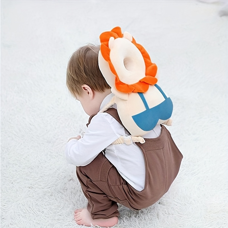 Child Head Protection Pillow Backpack, Suitable for 4-24 Months, Adjustable Toddler Head Protection Device, Head Safety Cushion, Child Head and Back Protection Strap, Suitable for Crawling and Walking Stages, Christmas Gift
