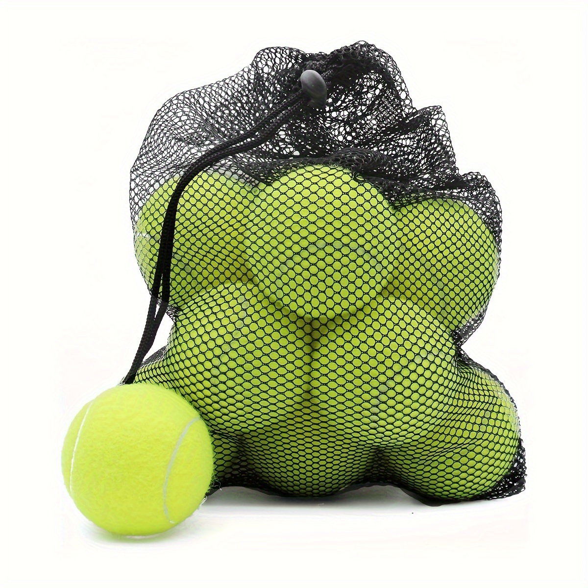 

Tennis Balls, 12 Pack Tennis Balls For Dogs, Pet Dog Playing Balls, Come With Mesh Bag For Easy Transport, Colorful Easy Catching Pet Dog Balls