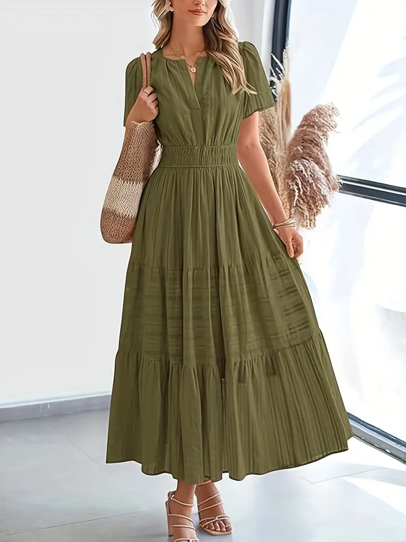 casual formal female dress TIANEK Female Formal Dress Floral V-Neck Exquisite Ball Prom Gown Wedding Guest Dress Long Maxi Dress