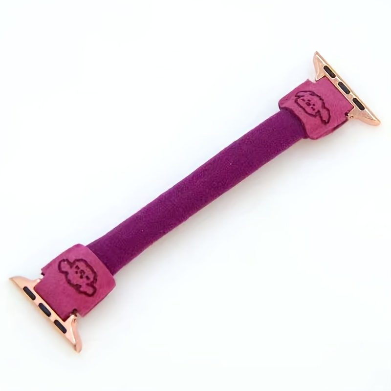 E-shop Ein süßes, elastisches Nylonarmband für die Apple Watch, passend für die Ultra SE Serie und die 1. bis 10. Generation. Dieses frische und weiche