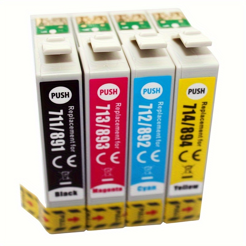 T0711 71 Ink Cartridge Replacement Stylus Sx110 Sx215 Sx218 Sx405 Sx410 Sx415 Sx510w Sx515w Dx7400 Printers