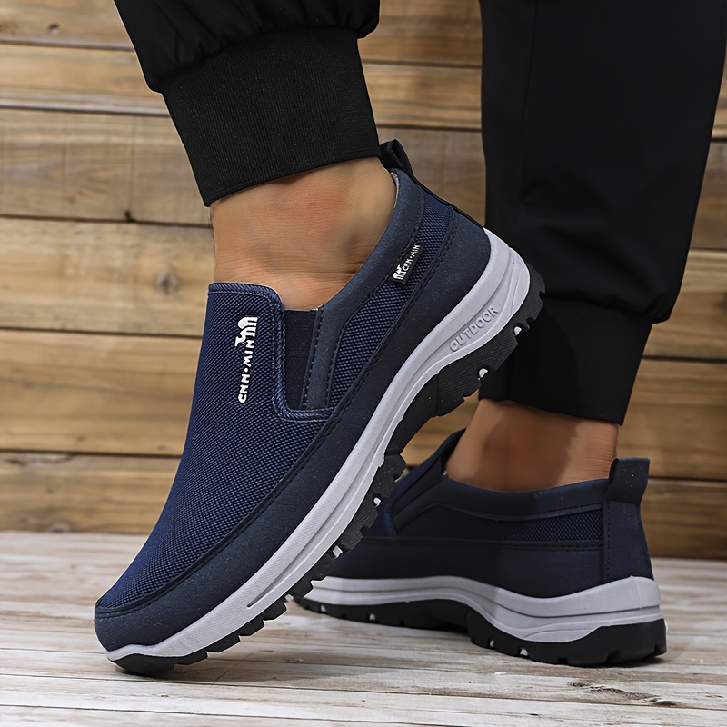 Image of Men's Casual Sneakers, Comfortable Convenient, Breathable Fabric, Soft And Non-slip Comfortable, Walking, Sports, , Wear