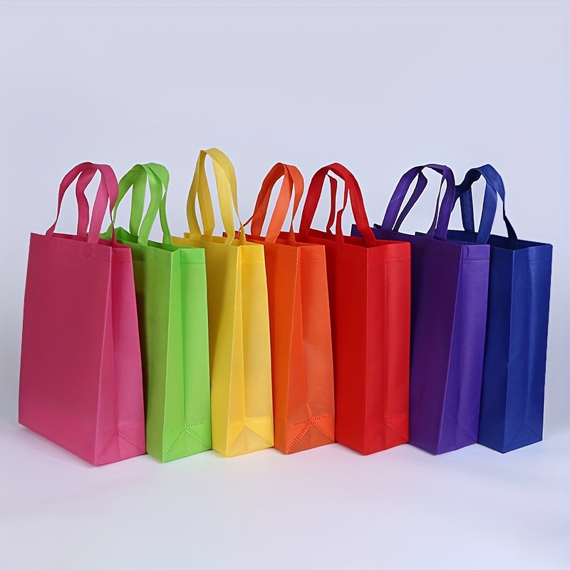 

Custom & Text Non-woven Tote Bags - 50pcs, Elegant For Advertising, Events, Gifts & Storage - In Multiple Colors