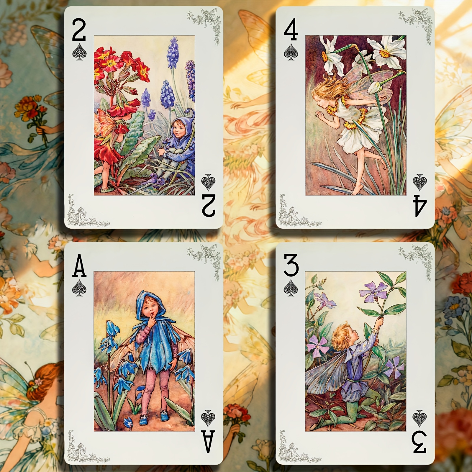 flower fairy poker card a beautiful themed playing - Temu Cyprus