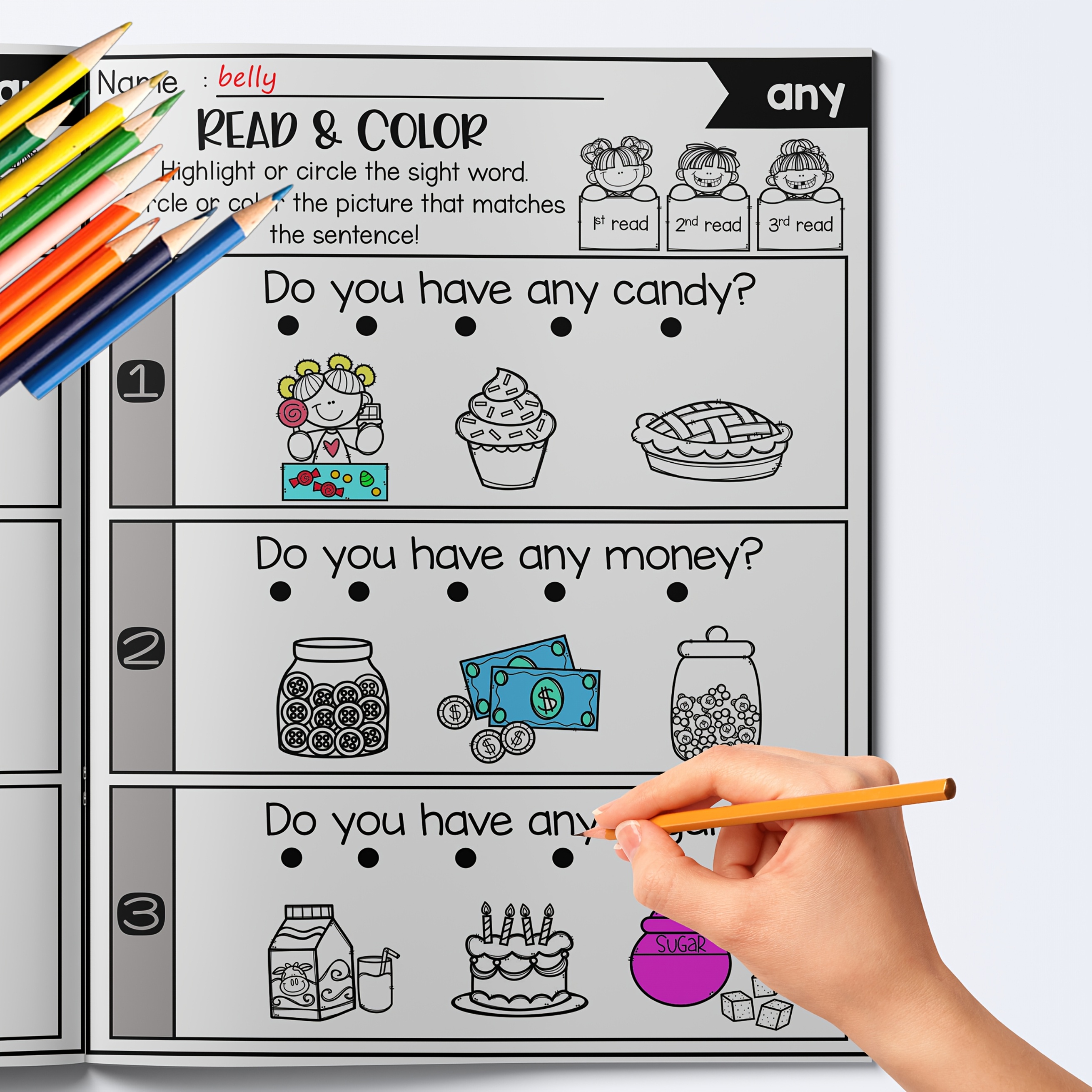 

A Resource For Kids To Help Them Learn English Sentences, Designed For Early Learners To Enhance Vocabulary And Reading Skills While Enjoying Coloring.