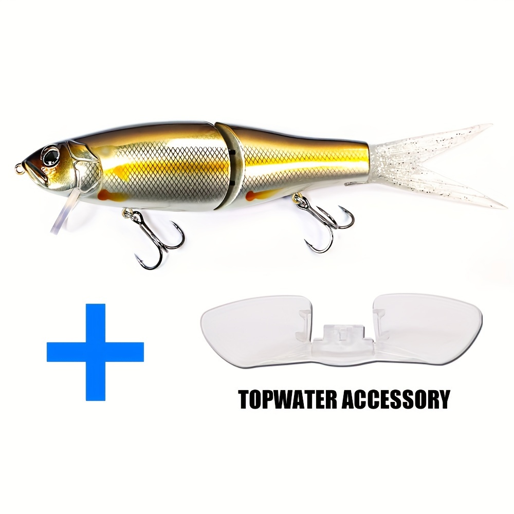 5 Swimbaits 6” Glide lure - Jointed 2 piece subsurface Rubber Tail D100